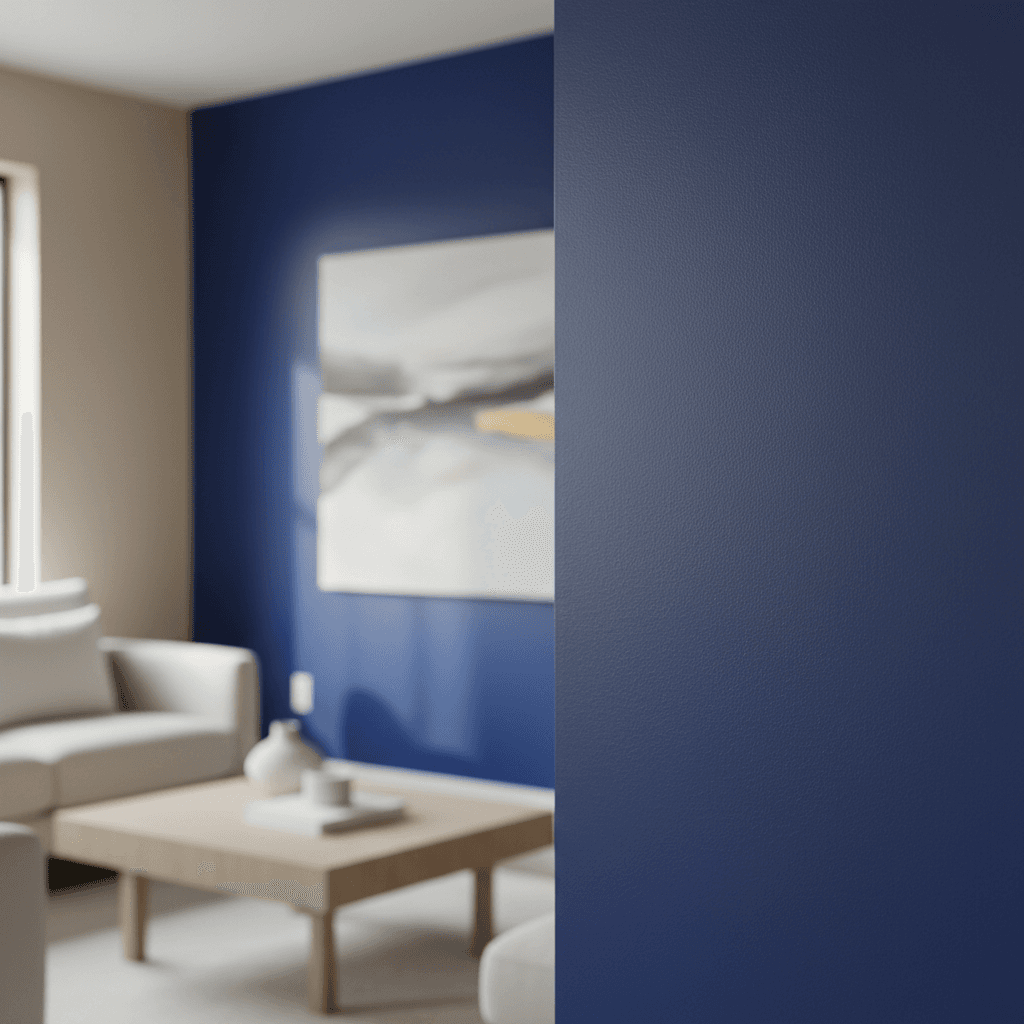 Feature wall with professional paint finish
