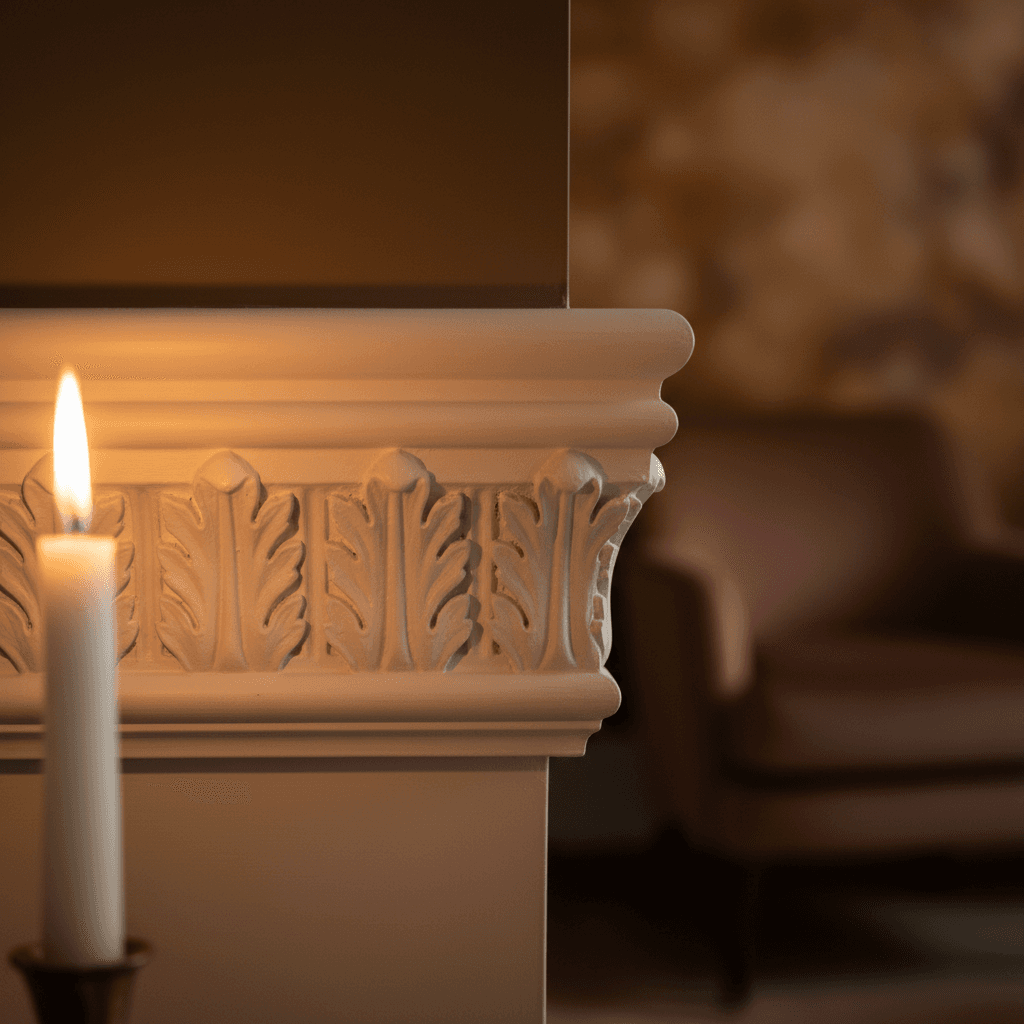 Detailed decorative paint finish