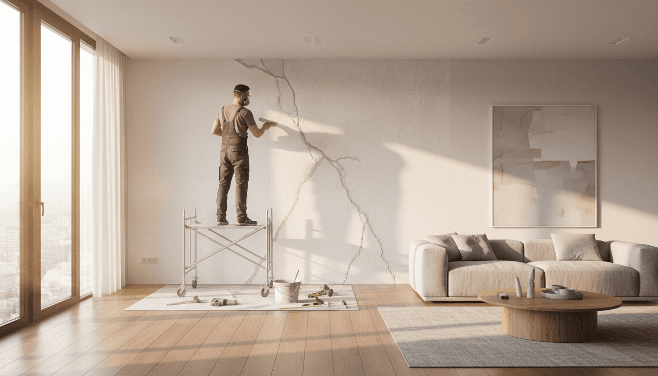 How to Repair Cracked Plasterboard, A Step by Step Guide for Norfolk Homeowners