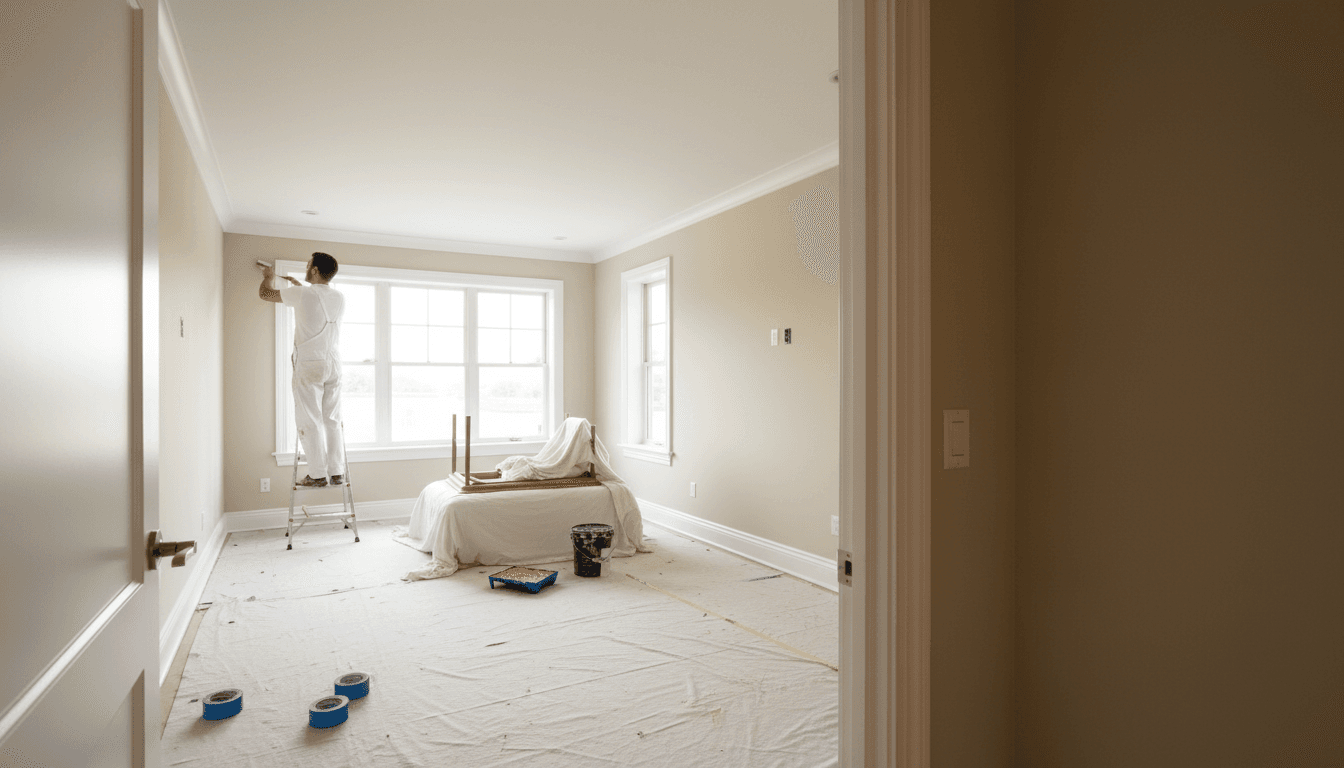 Interior painting and wall finish